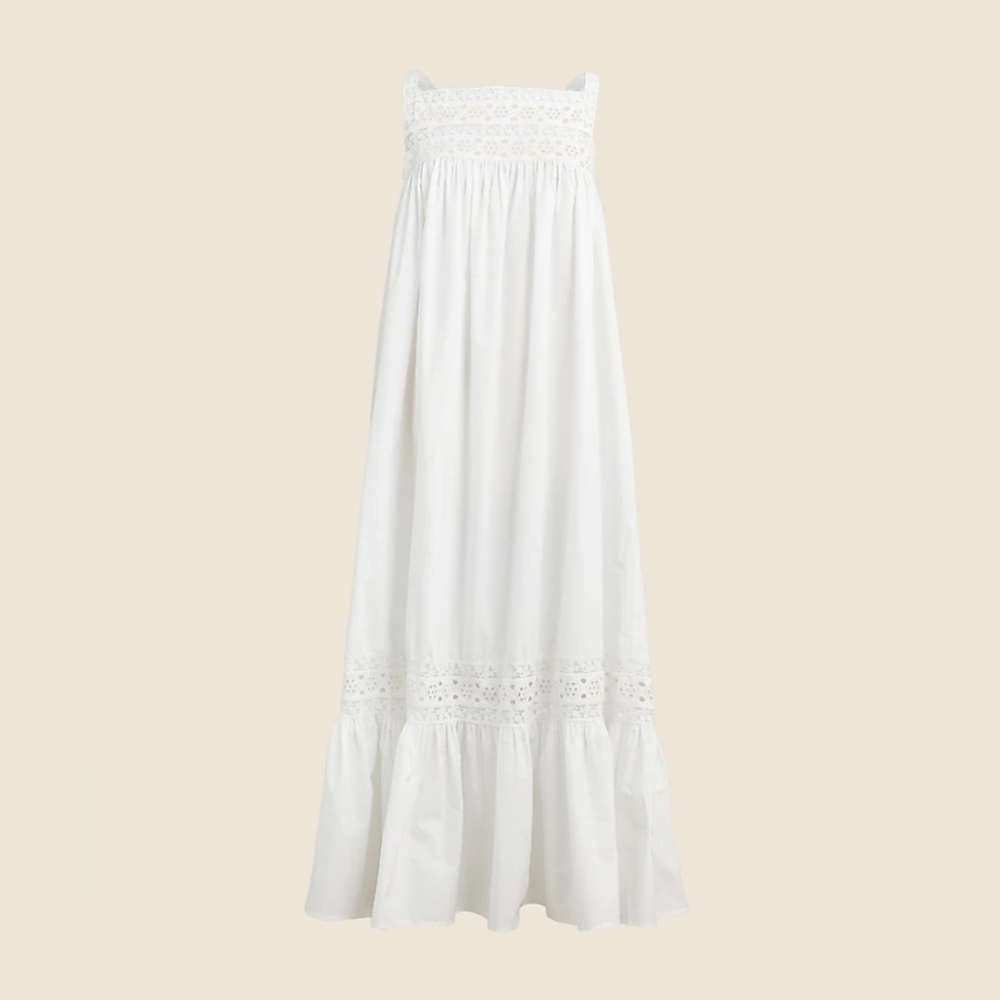 NWOT J.Crew Athena Dress In Cotton Poplin - Picture 5 of 5